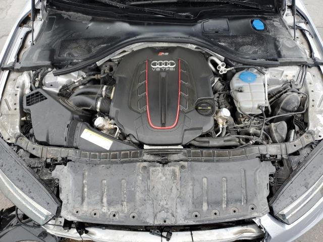 WUAWAAFC8HN903853 - 2017 AUDI RS7 PRESTIGE SILVER photo 11