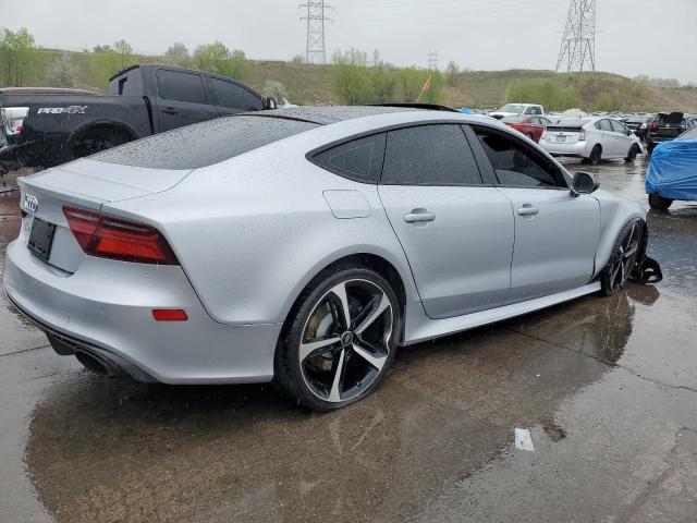 WUAWAAFC8HN903853 - 2017 AUDI RS7 PRESTIGE SILVER photo 3