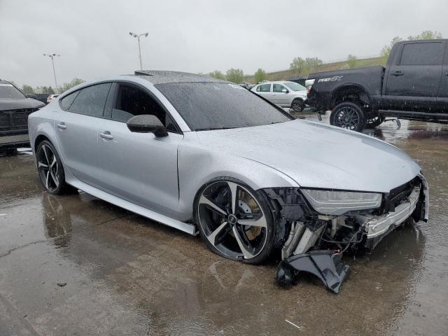 WUAWAAFC8HN903853 - 2017 AUDI RS7 PRESTIGE SILVER photo 4