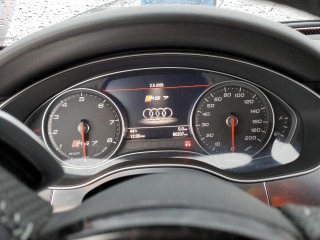 WUAWAAFC8HN903853 - 2017 AUDI RS7 PRESTIGE SILVER photo 9