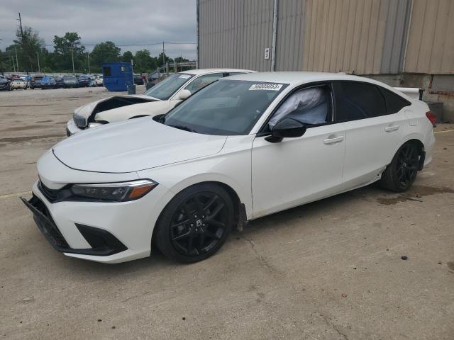 2HGFE2F50NH532086 - 2022 HONDA CIVIC SPORT WHITE photo 1