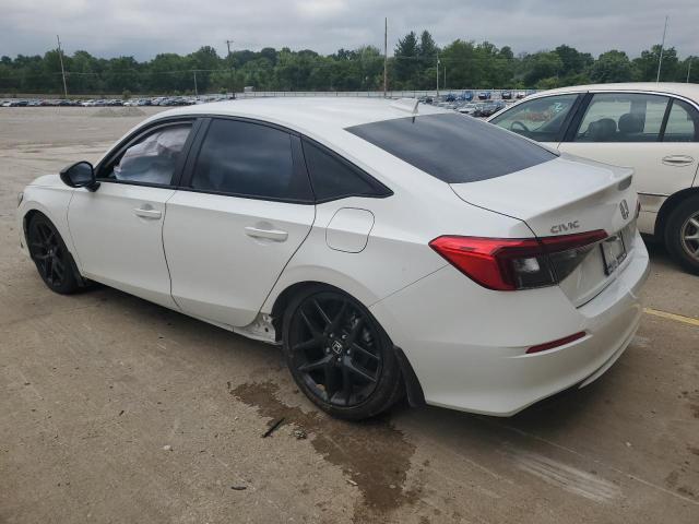 2HGFE2F50NH532086 - 2022 HONDA CIVIC SPORT WHITE photo 2