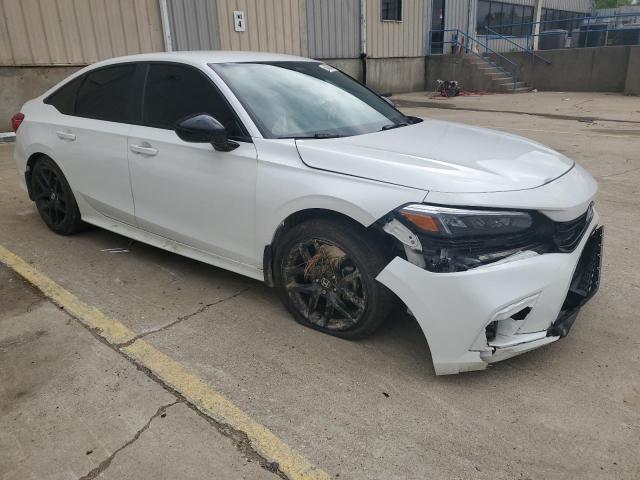 2HGFE2F50NH532086 - 2022 HONDA CIVIC SPORT WHITE photo 4