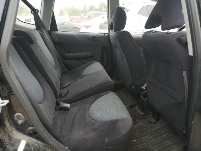 JHMGD37697S054537 - 2007 HONDA FIT S შავი ფოტო 10