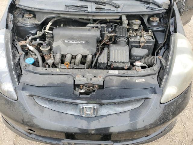 JHMGD37697S054537 - 2007 HONDA FIT S შავი ფოტო 11