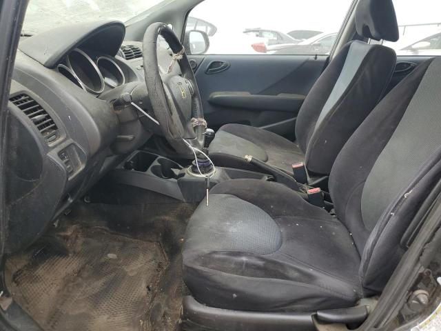JHMGD37697S054537 - 2007 HONDA FIT S შავი ფოტო 7