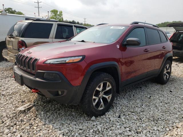 1C4PJMBS4GW337778 - 2016 JEEP CHEROKEE TRAILHAWK RED photo 1