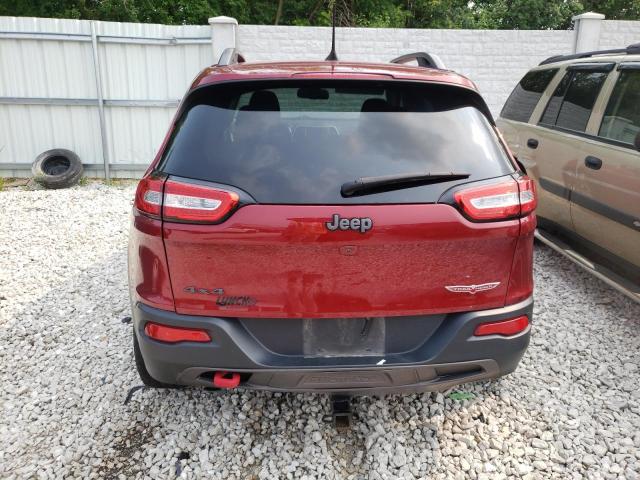 1C4PJMBS4GW337778 - 2016 JEEP CHEROKEE TRAILHAWK RED photo 6