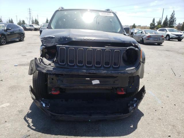 ZACCJBCB4HPF65991 - 2017 JEEP RENEGADE TRAILHAWK BLACK photo 5