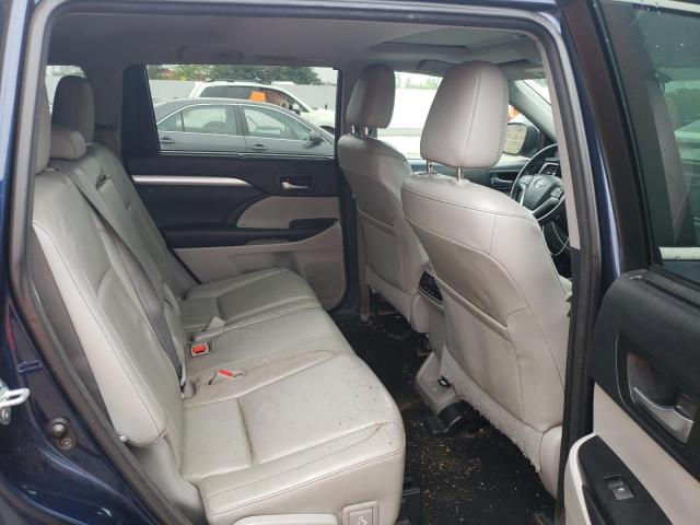 5TDJKRFH9GS280573 - 2016 TOYOTA HIGHLANDER XLE BLUE photo 11