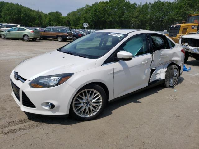 1FADP3J26EL231933 - 2014 FORD FOCUS TITANIUM WHITE photo 1