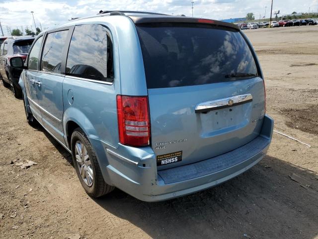 2A8HR64X99R568200 - 2009 CHRYSLER TOWN & COU LIMITED TEAL photo 3