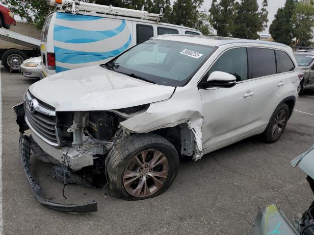 5TDKKRFH1FS050416 - 2015 TOYOTA HIGHLANDER XLE 白色 照片 1