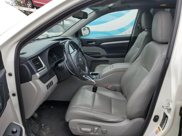 5TDKKRFH1FS050416 - 2015 TOYOTA HIGHLANDER XLE 白色 照片 7