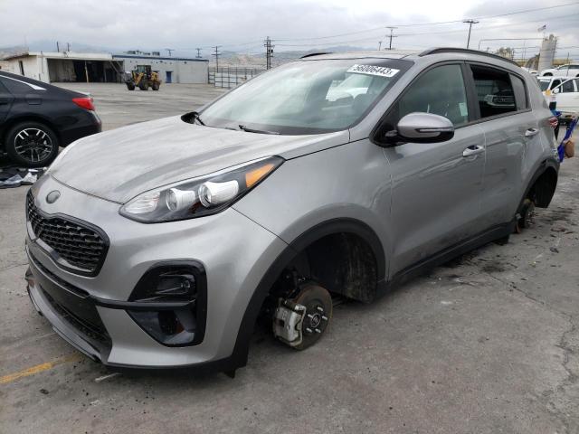 KNDP63ACXN7985946 - 2022 KIA SPORTAGE S GRAY photo 1