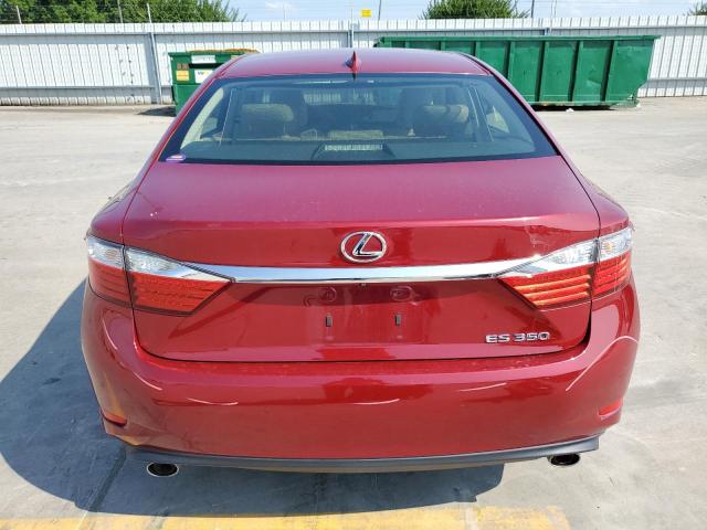 JTHBK1GG8F2200020 - 2015 LEXUS ES 350 RED photo 6