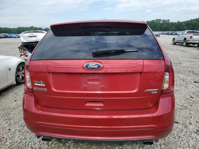 2FMDK4AK0BBA17784 - 2011 FORD EDGE SPORT RED photo 6