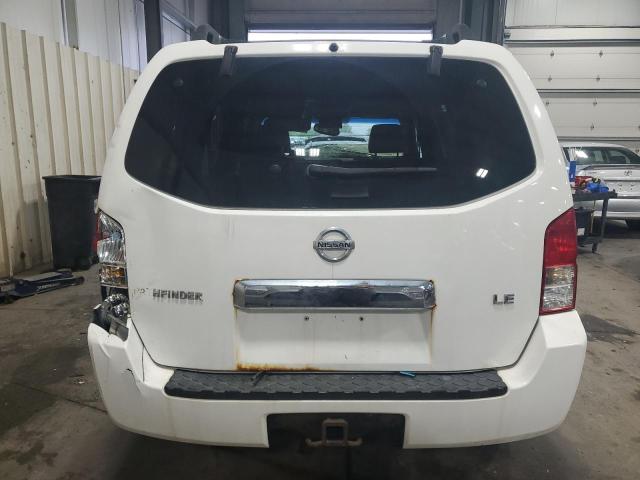 5N1AR18W25C748923 - 2005 NISSAN PATHFINDER LE WHITE photo 6