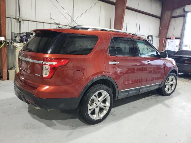 1FM5K8F87EGA80063 - 2014 FORD EXPLORER LIMITED ORANGE photo 3