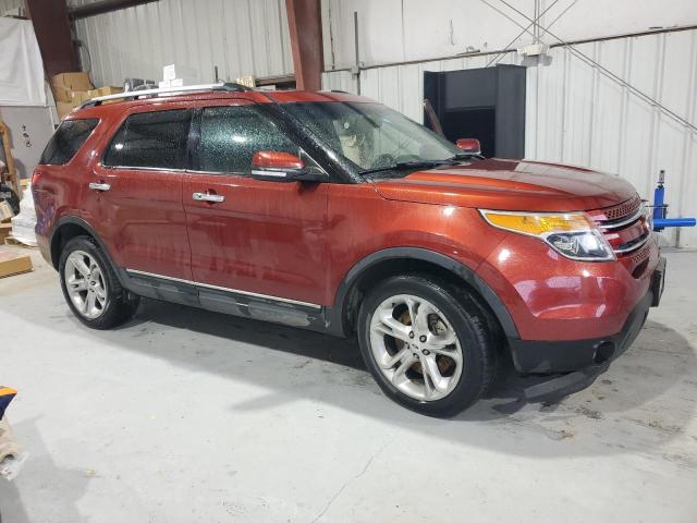 1FM5K8F87EGA80063 - 2014 FORD EXPLORER LIMITED ORANGE photo 4