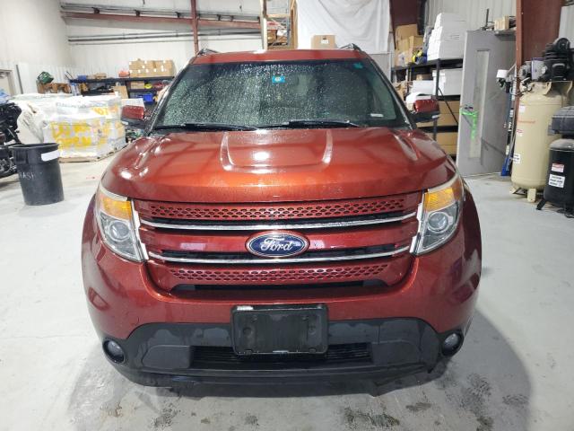 1FM5K8F87EGA80063 - 2014 FORD EXPLORER LIMITED ORANGE photo 5