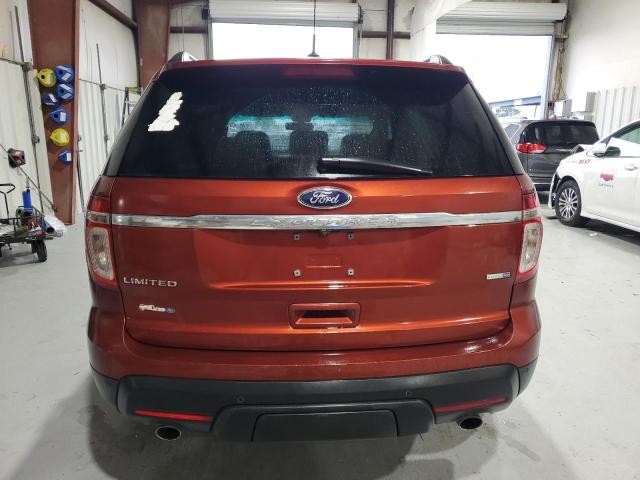 1FM5K8F87EGA80063 - 2014 FORD EXPLORER LIMITED ORANGE photo 6