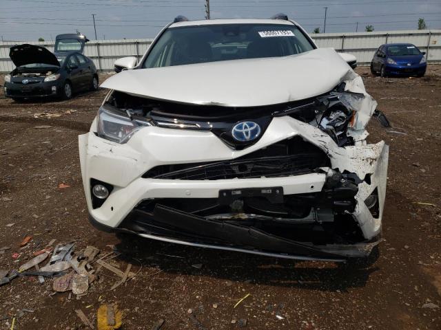 JTMDJREV1JD194197 - 2018 TOYOTA RAV4 HV LIMITED WHITE photo 5