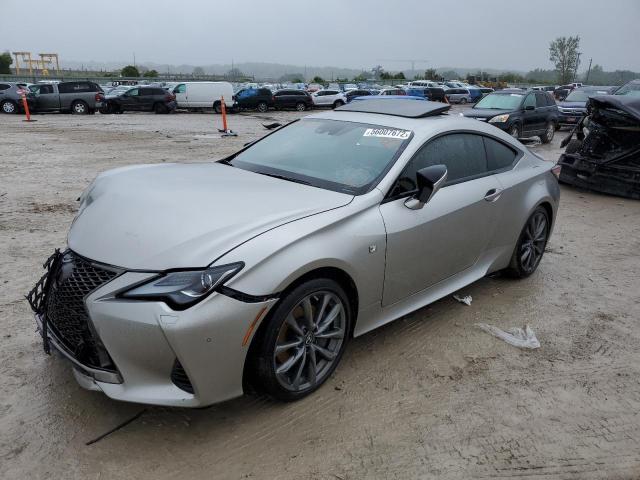 JTHSZ5BC5K5009171 - 2019 LEXUS RC 350 SILVER photo 2