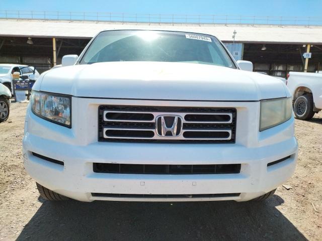 2HJYK16587H532460 - 2007 HONDA RIDGELINE RTL WHITE photo 5