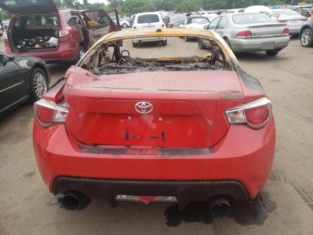 JF1ZNAA13D1722963 - 2013 TOYOTA SCION FR-S წითელი ფოტო 6