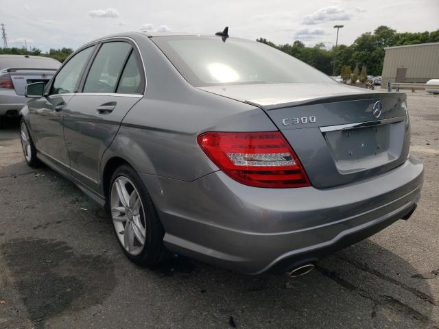 WDDGF8AB7DR264934 - 2013 MERCEDES-BENZ C 300 4MATIC GRAY photo 3