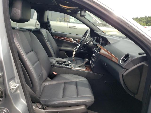 WDDGF8AB7DR264934 - 2013 MERCEDES-BENZ C 300 4MATIC GRAY photo 5