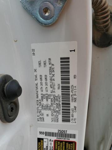 5TFNC5DB0PX014827 - 2023 TOYOTA TUNDRA CREWMAX PLATINUM 白色 照片 12