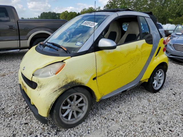 WMEEK31X08K106608 - 2008 SMART FORTWO PUR PASSION YELLOW photo 1