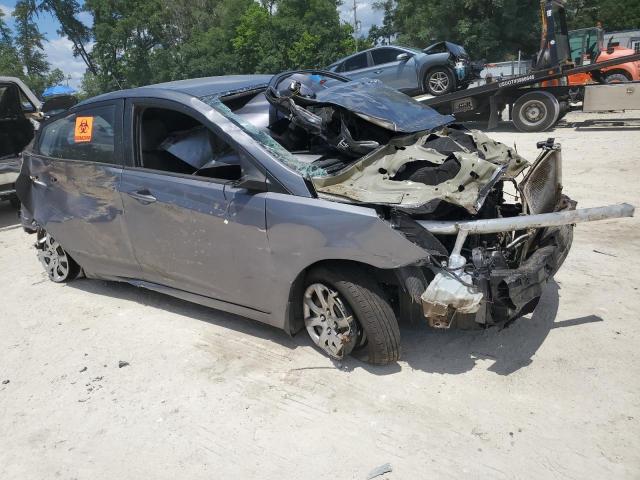 KMHCT4AE0EU696456 - 2014 HYUNDAI ACCENT GLS SILVER photo 4