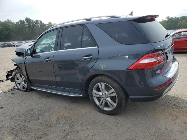 4JGDA5HBXFA566909 - 2015 MERCEDES-BENZ ML 350 4MATIC GRAY photo 2