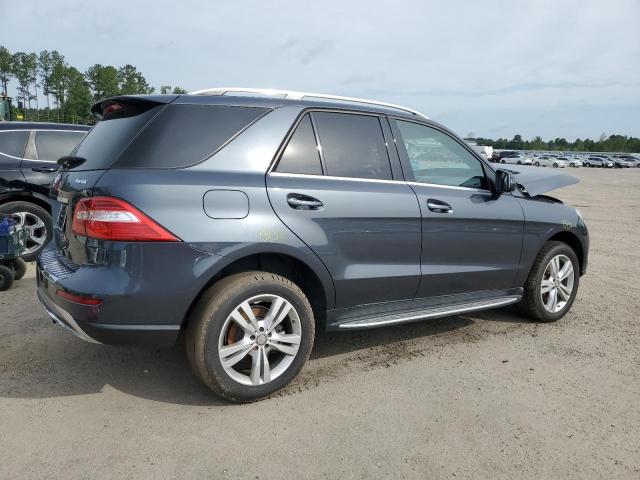 4JGDA5HBXFA566909 - 2015 MERCEDES-BENZ ML 350 4MATIC GRAY photo 3