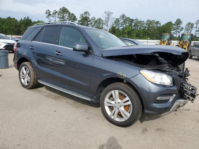 4JGDA5HBXFA566909 - 2015 MERCEDES-BENZ ML 350 4MATIC GRAY photo 4