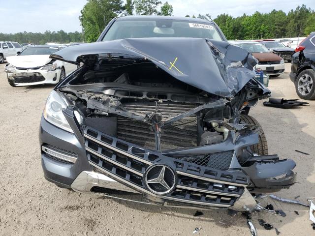 4JGDA5HBXFA566909 - 2015 MERCEDES-BENZ ML 350 4MATIC GRAY photo 5
