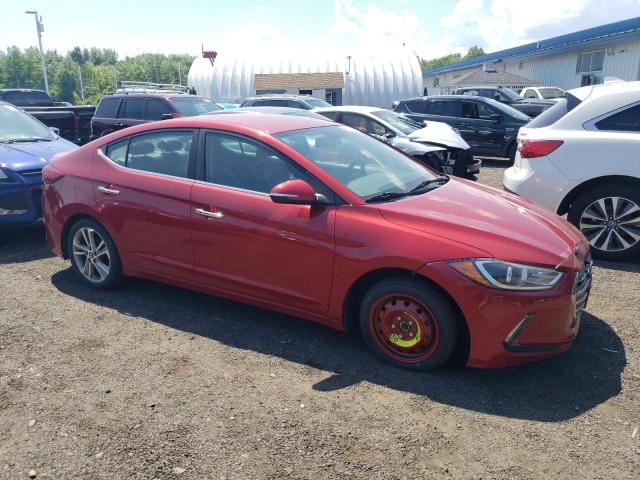 KMHD84LF2HU226431 - 2017 HYUNDAI ELANTRA SE RED photo 4