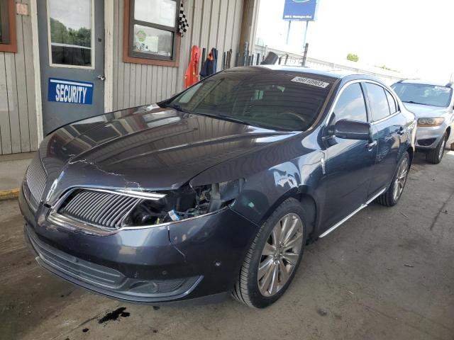 1LNHL9FT3DG615554 - 2013 LINCOLN MKS BLUE photo 1