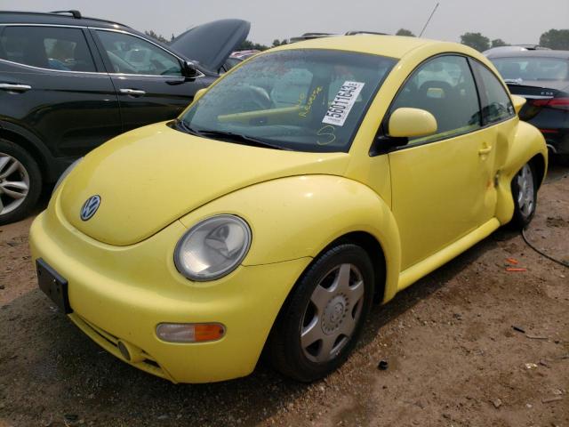 3VWBB61C9WM010656 - 1998 VOLKSWAGEN NEW BEETLE YELLOW photo 1