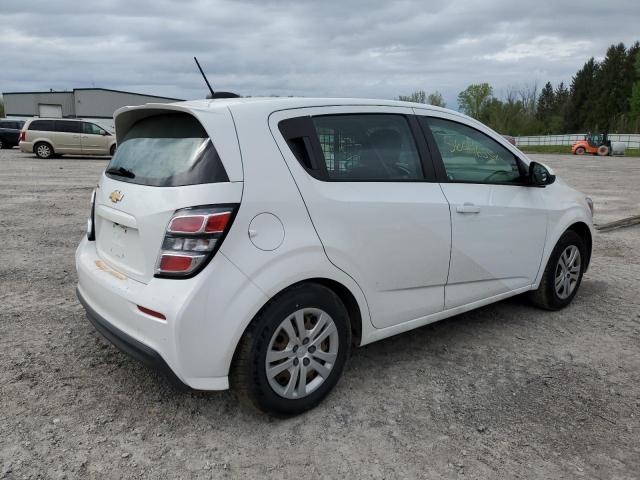 1G1JG6SH0J4131387 - 2018 CHEVROLET SONIC WHITE photo 3