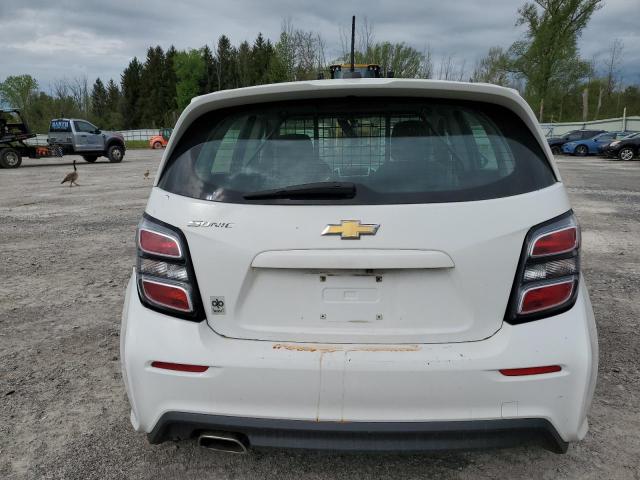 1G1JG6SH0J4131387 - 2018 CHEVROLET SONIC WHITE photo 6
