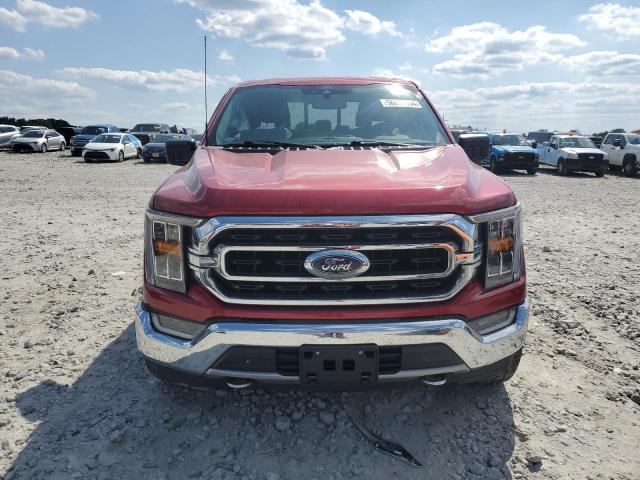 1FTFW1E58MKE21400 - 2021 FORD F150 SUPERCREW RED photo 5