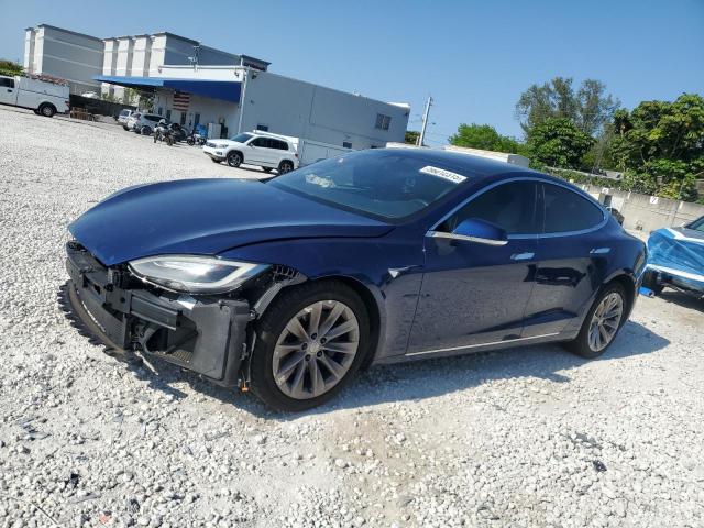 5YJSA1E25HF215893 - 2017 TESLA MODEL S BLUE photo 1