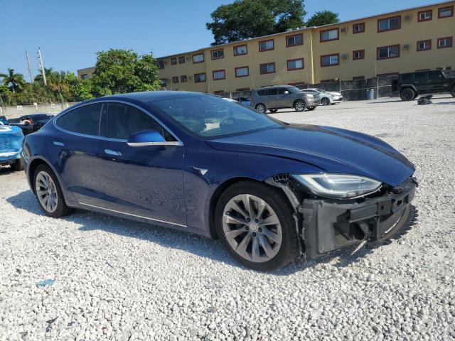 5YJSA1E25HF215893 - 2017 TESLA MODEL S BLUE photo 4