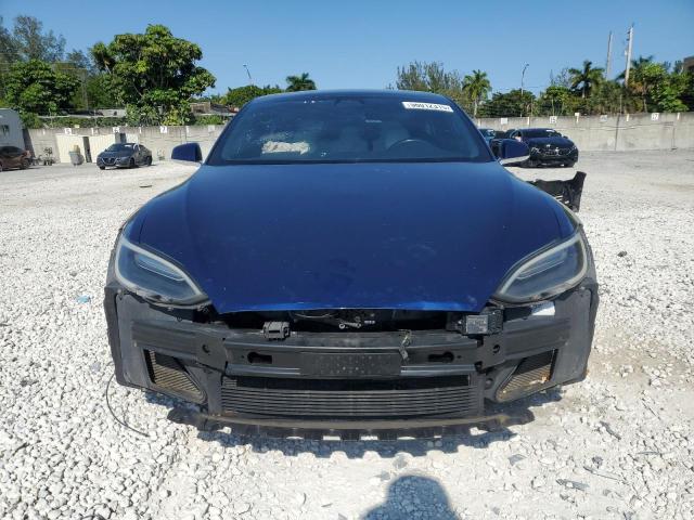 5YJSA1E25HF215893 - 2017 TESLA MODEL S BLUE photo 5
