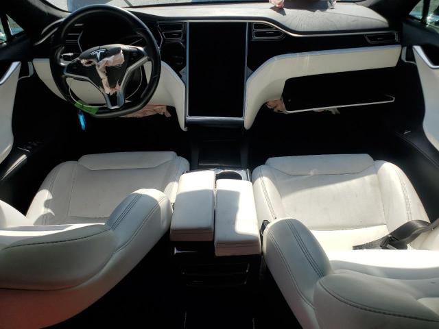 5YJSA1E25HF215893 - 2017 TESLA MODEL S BLUE photo 8