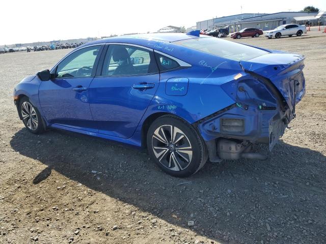 19XFC1F78JE200726 - 2018 HONDA CIVIC EXL ლურჯი ფოტო 2